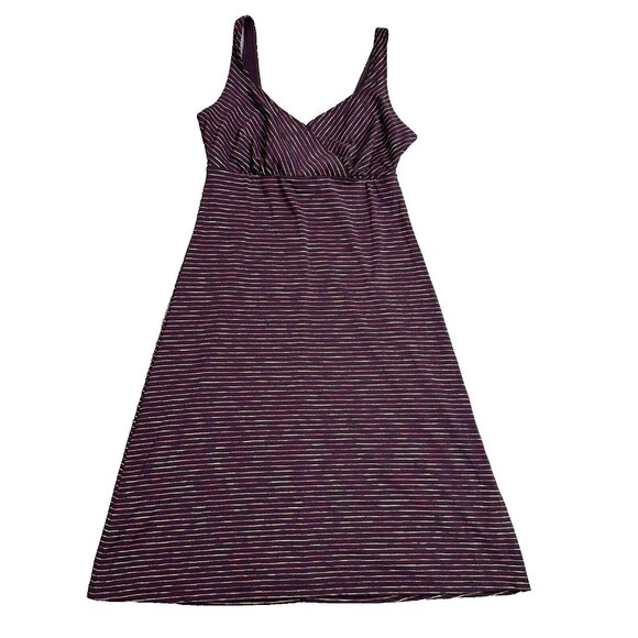 Prana Women's Athleisure Pull Over Empire Tank Dress Stretch Size S Multi Color - Picture 1 of 9